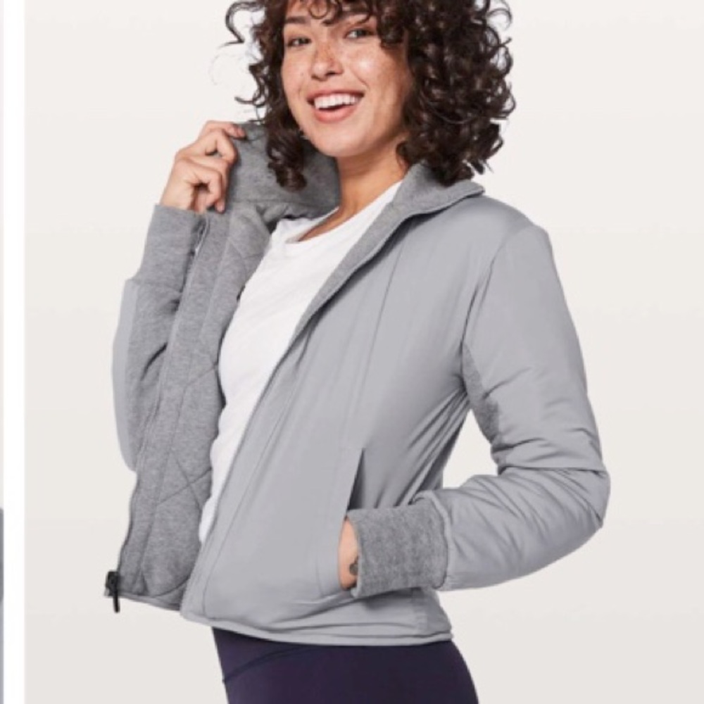 Lululemon Forever Warm Jacket, medium grey